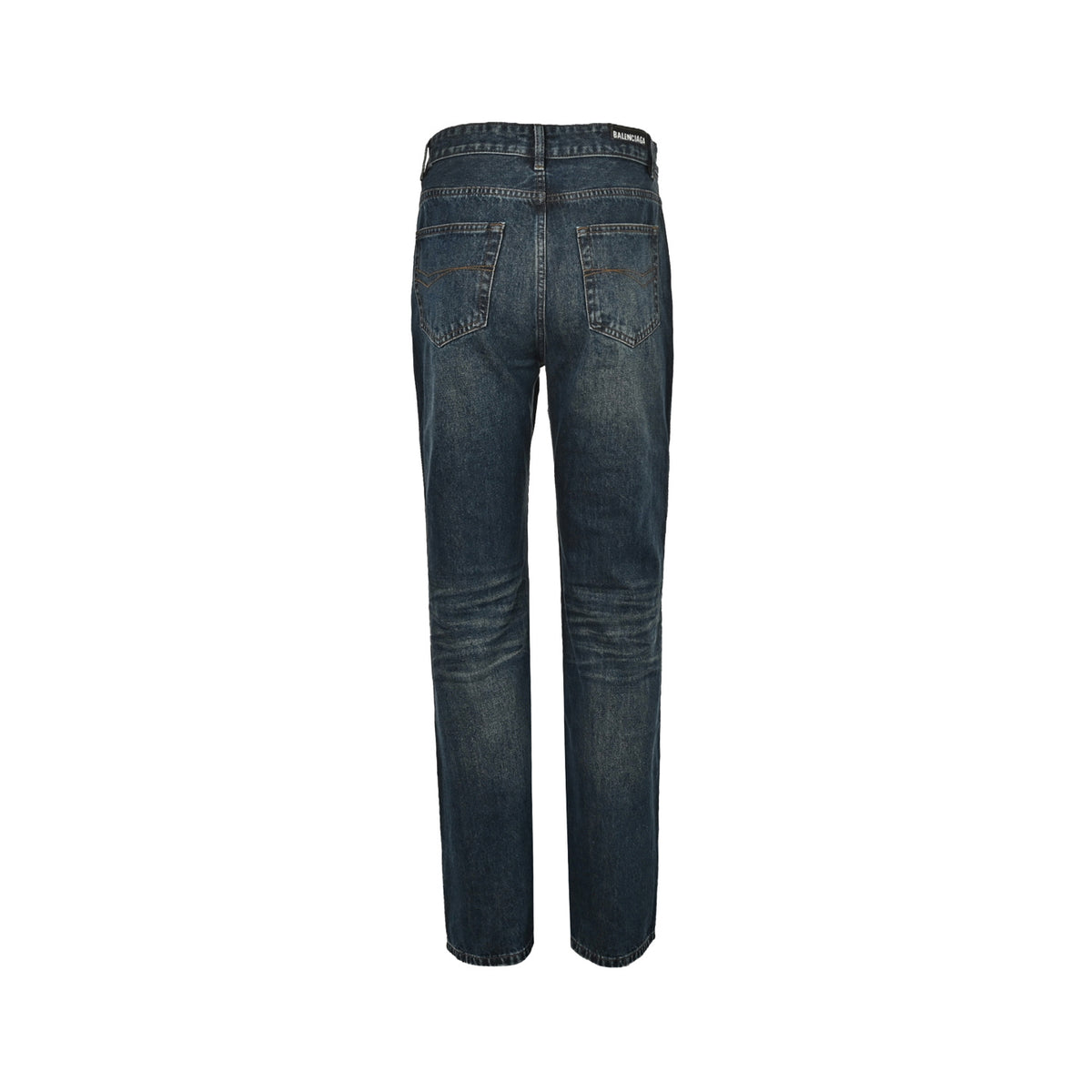 Balenciaga 25ss retro washed blue slightly flared jeans