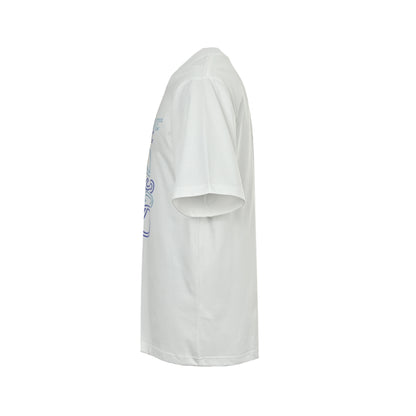 Loewe/Loewei Irregular Logo Contrast Color Foam Printed Short Sleeves