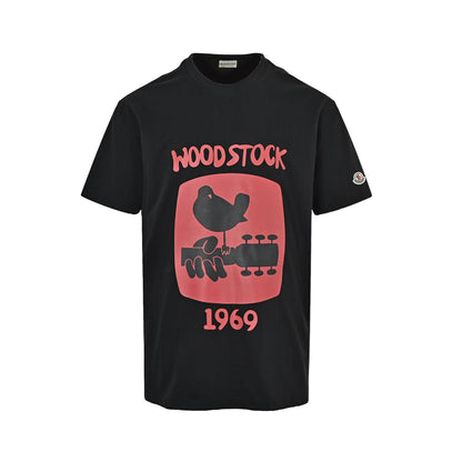 Moncler/Mask 26ss 1969 Woodstock Music Festival Short Sleeve