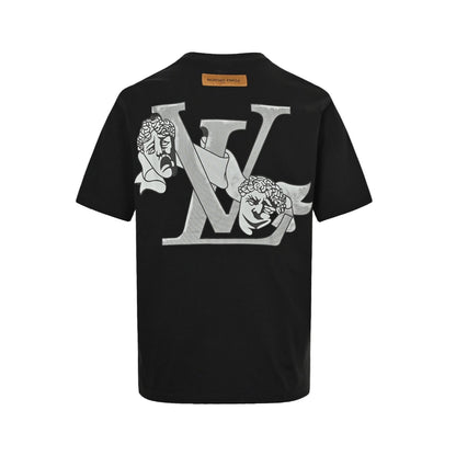 Louis Vuitton 24ss clown print short sleeves on the back