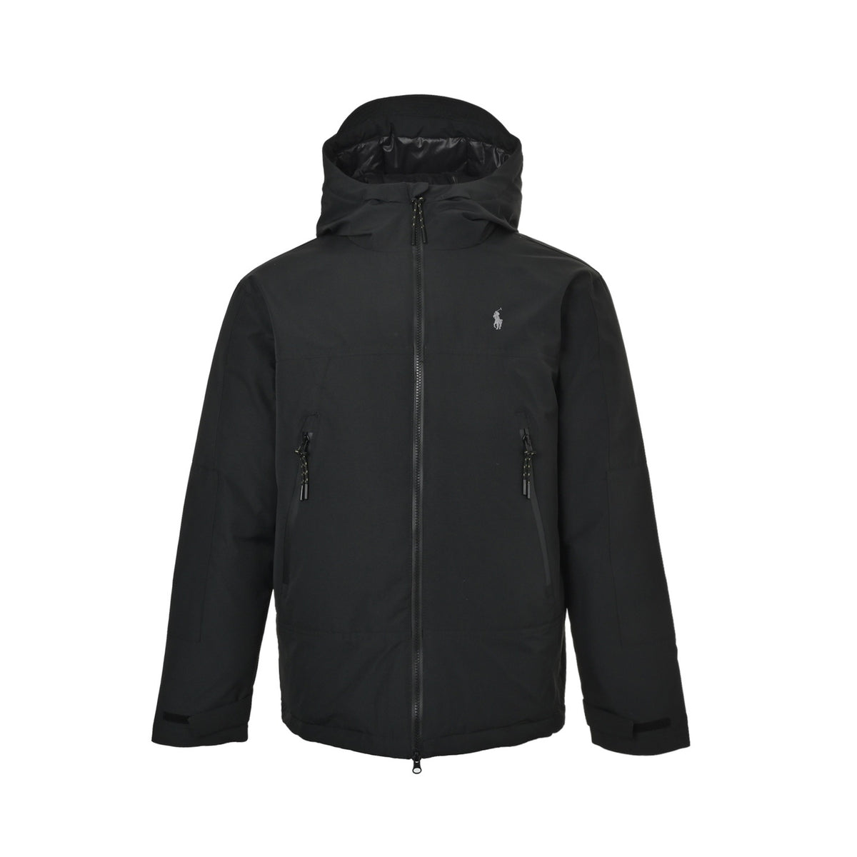 Ralph Lauren embroidered logo storm hooded down jacket