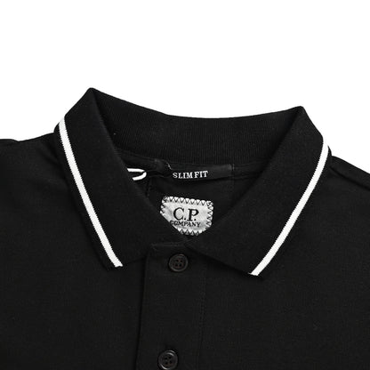 C.P. Company CP Classic Striped Small Label Polo Short Sleeve