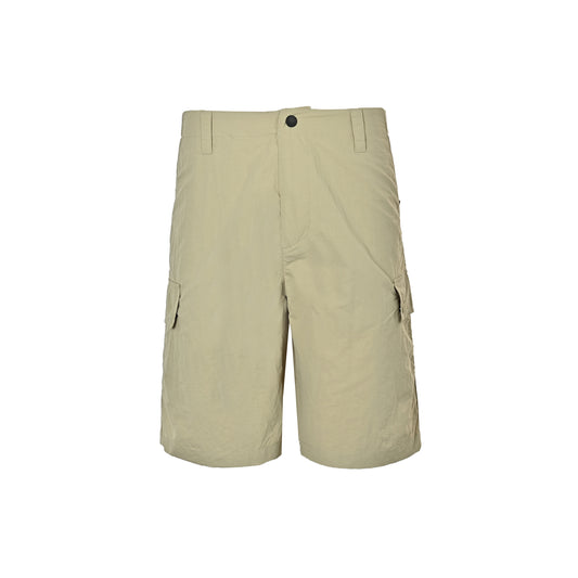 Burberry Knight embroidered nylon diagonal zipper cargo shorts