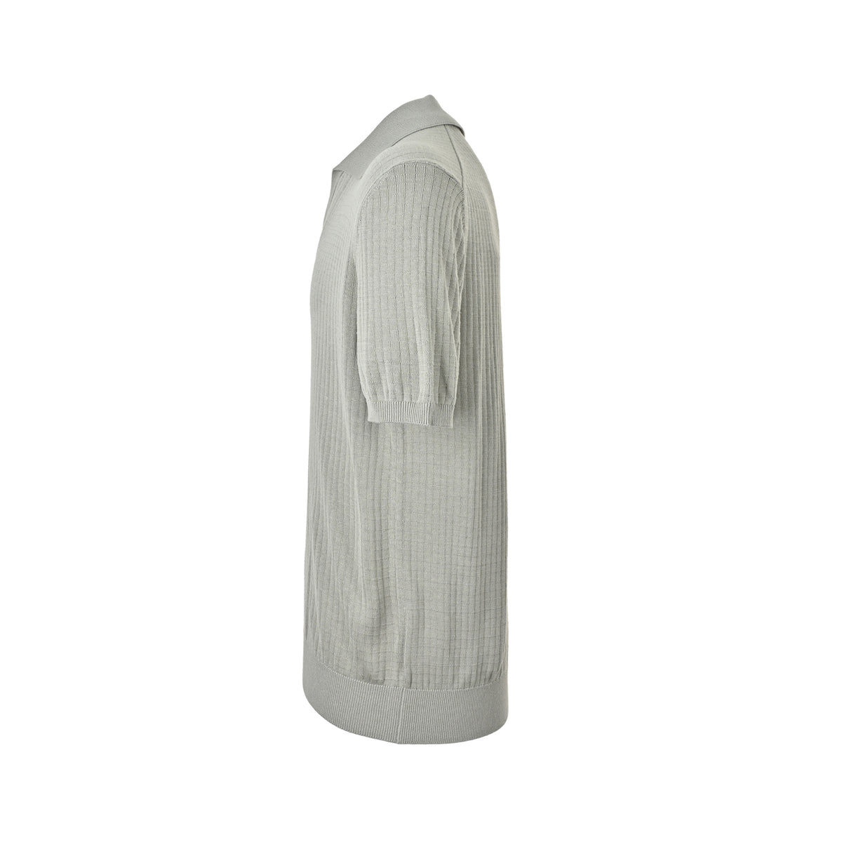 Loro Piana LP Bamboo Pattern Polo Short Sleeve