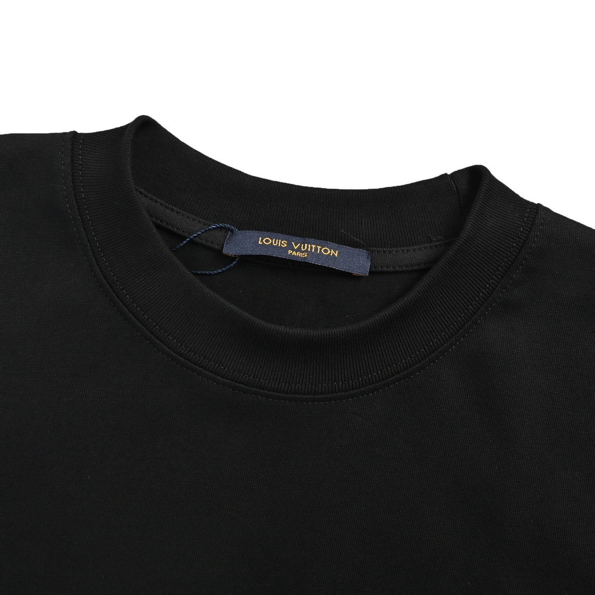 Louis Vuitton 26ss presbyopic leather letter embroidered short sleeves