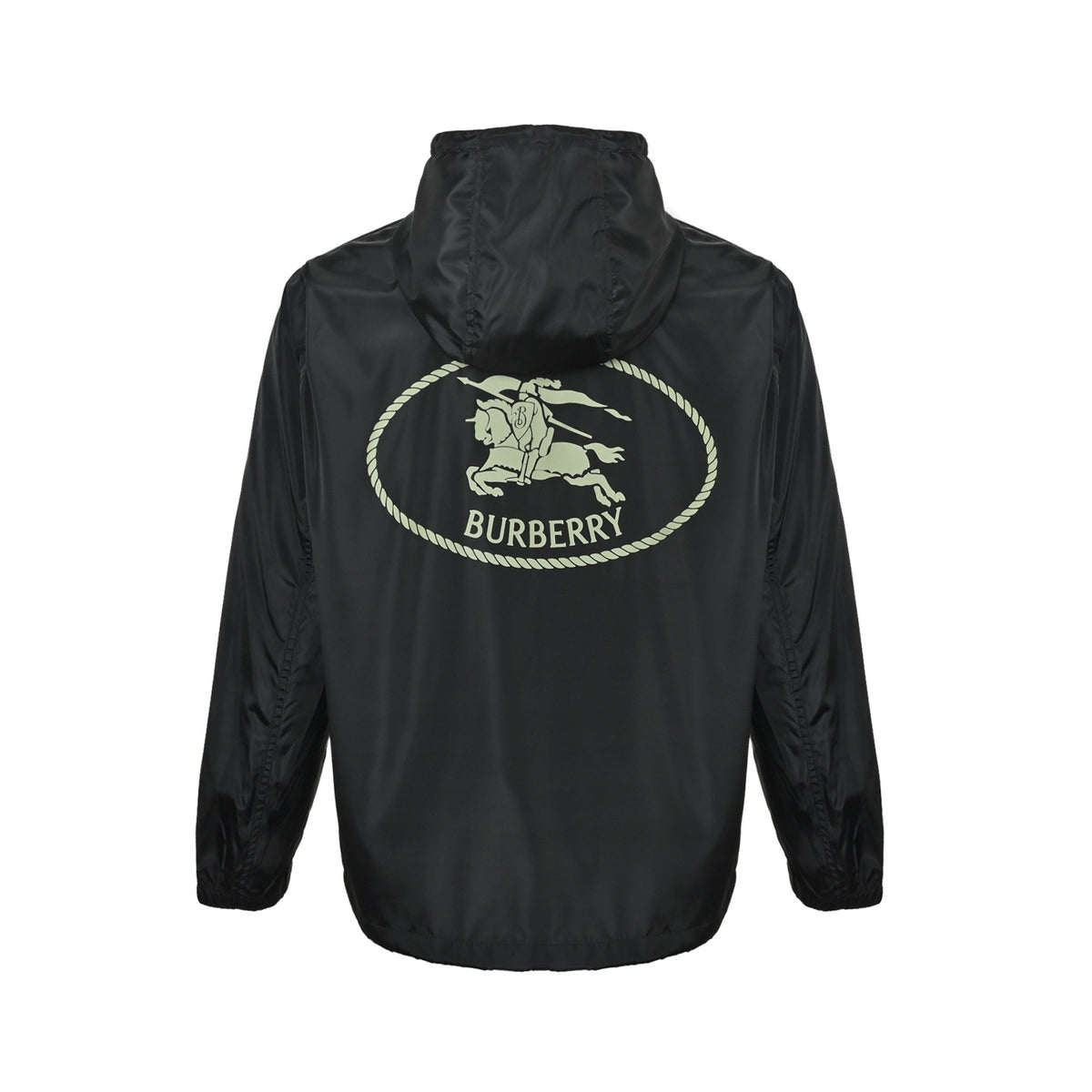 Burberry back circle war horse print windbreaker jacket