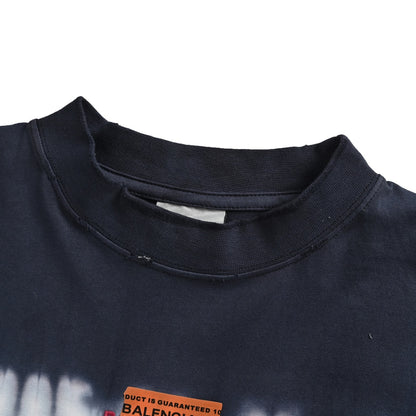 Balenciaga/Balanciaga tie-dye tape short sleeves