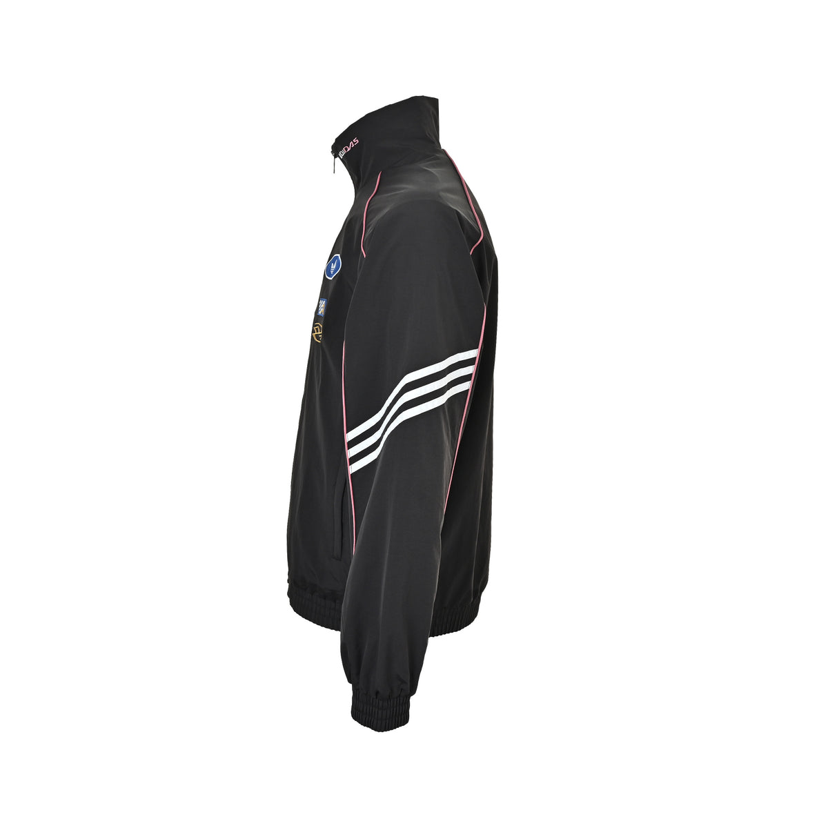 Adidas originals MOTO three-bar embroidered jacket
