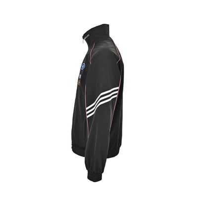 Adidas originals MOTO three-bar embroidered jacket