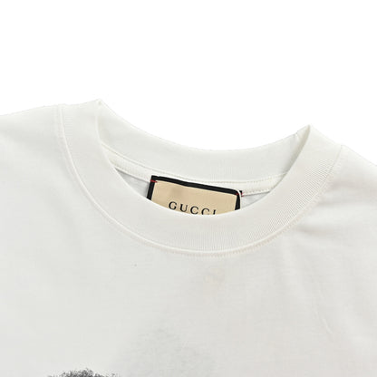 Gucci double G logo printed short sleeves