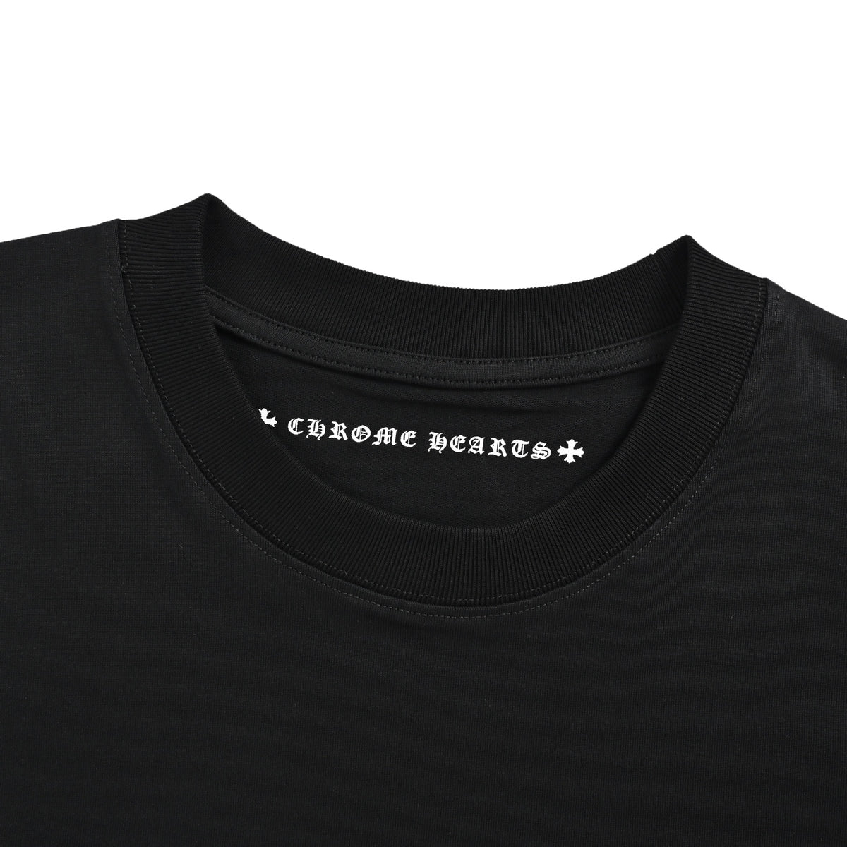 Chrome Hearts/Chrome Heart three-dimensional Sanskrit printed short sleeves on the back