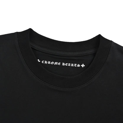 Chrome Hearts/Chrome Heart three-dimensional Sanskrit printed short sleeves on the back