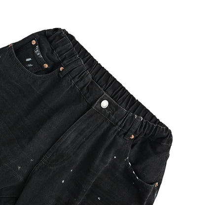 MAISONMARGIELA/Maggiela splash-ink elastic jeans