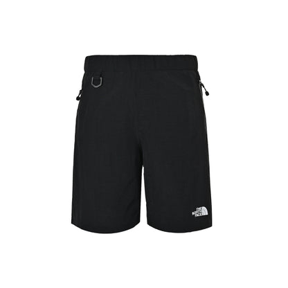 The North Face/North Face solid color lace-up embroidered logo shorts