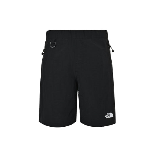 The North Face/North Face solid color lace-up embroidered logo shorts