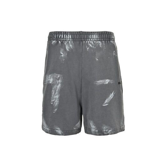 Balenciaga/Balanciaga 25ss paint inkjet embroidered letter shorts