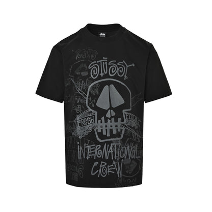 Stussy skull printed short sleeves