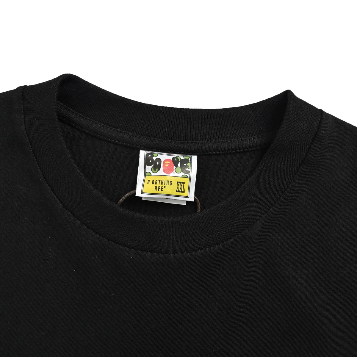 Bape green camouflage ape head print short sleeves