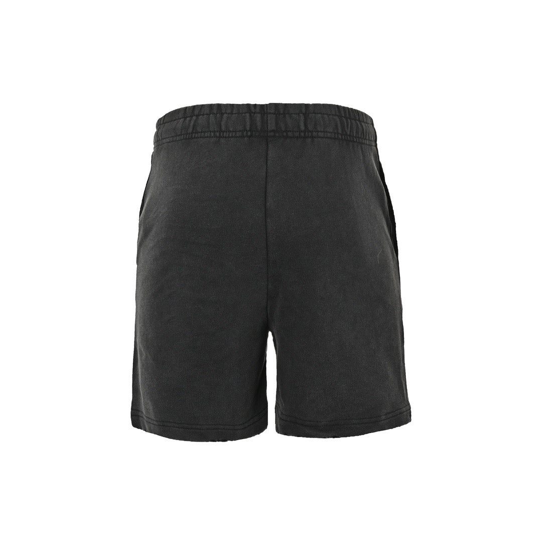 Balenciaga/Balanciaga 24ss double ring flame washed shorts