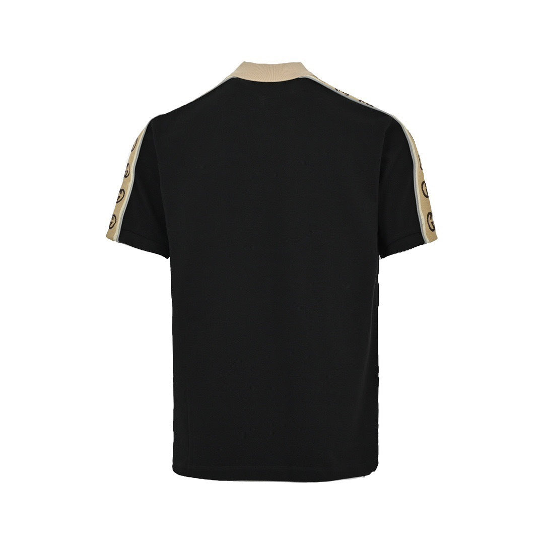 Gucci 20ss reflective webbing Polo short sleeves