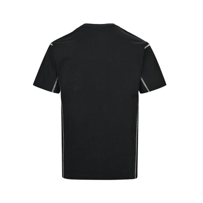 Loewe/Loewei embroidered logo stitching short sleeves