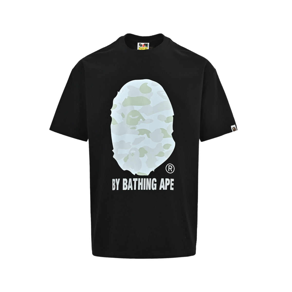BAPE 26ss Macaron Great Ape Head Letter Print Short Sleeve