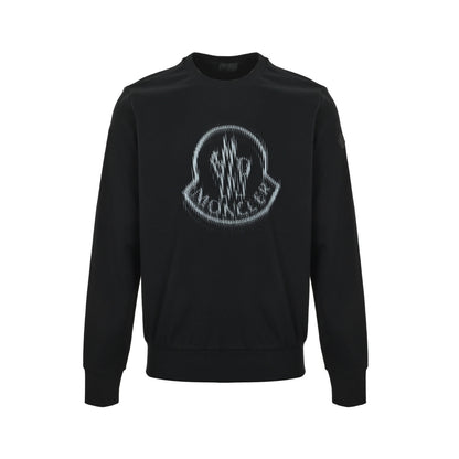 Moncler/Muzzled Chest Printed Round Neck Sweatshirt