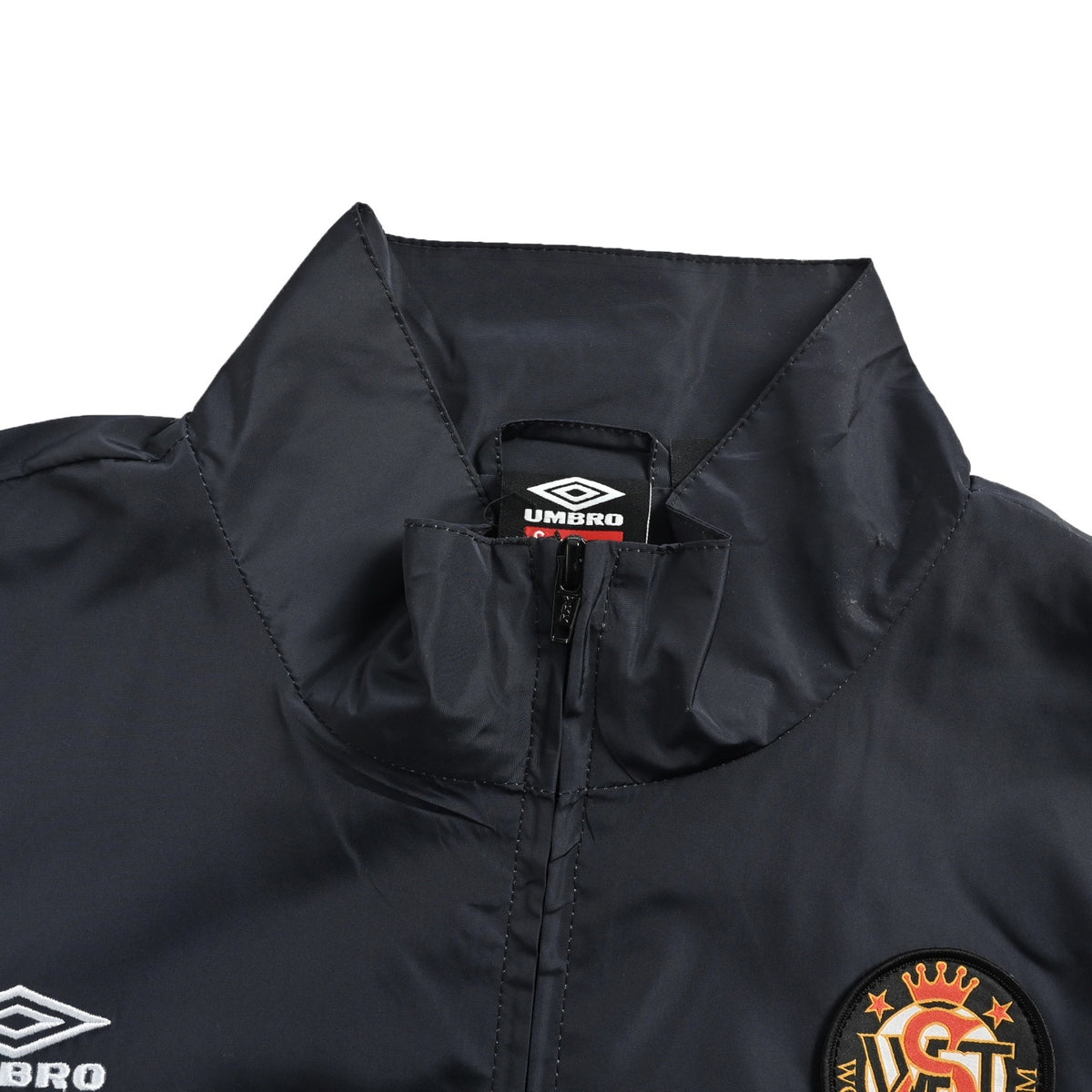 Supreme Umbro collaboration gradient design embroidered logo jacket jacket