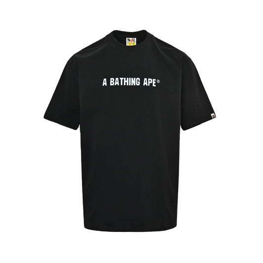 BAPE 26ss classic red label ape head printed short sleeves on the front and back