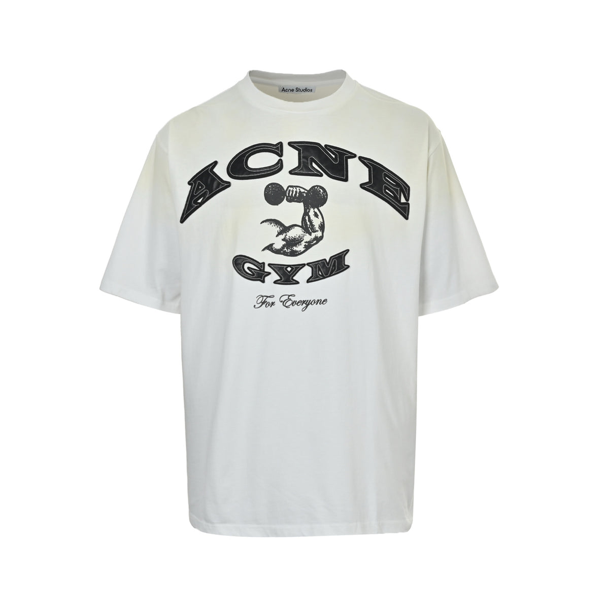 Acne Studios GYM Distressed Logo Short Sleeve