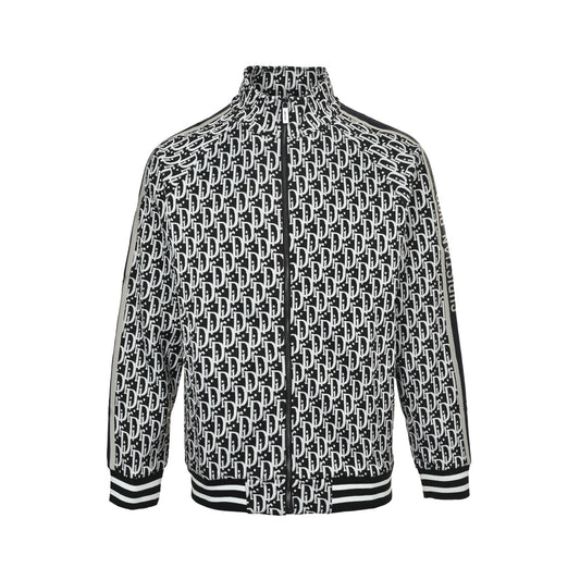 Dior all-over jacquard side webbing suit jacket