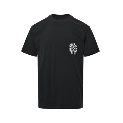 Chrome Hearts Horseshoe Print Logo Short Sleeve