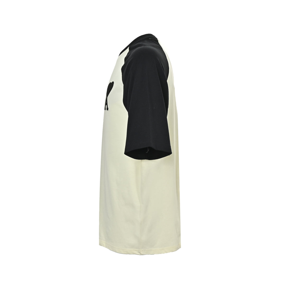 Ami Paris 26ss contrasting color patchwork short sleeves