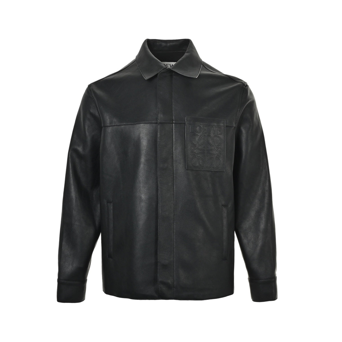 Loewe/Loewewe Anahram pocket zipper leather jacket