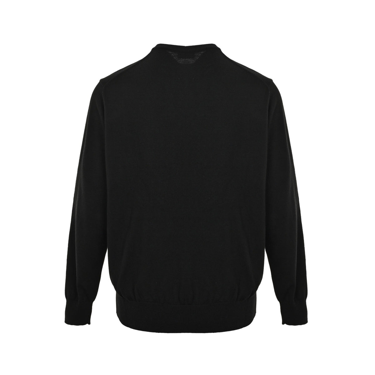 Moncler/Mask 25Fw letter logo jacquard crew neck sweater