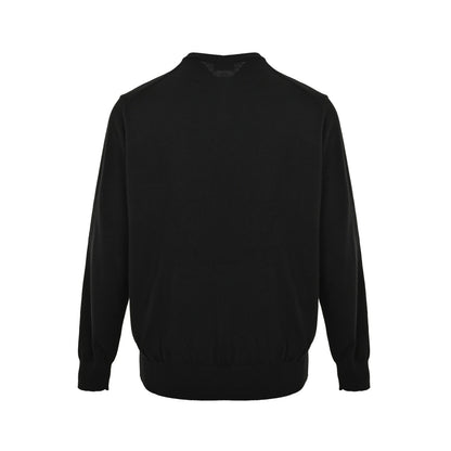Moncler/Mask 25Fw letter logo jacquard crew neck sweater