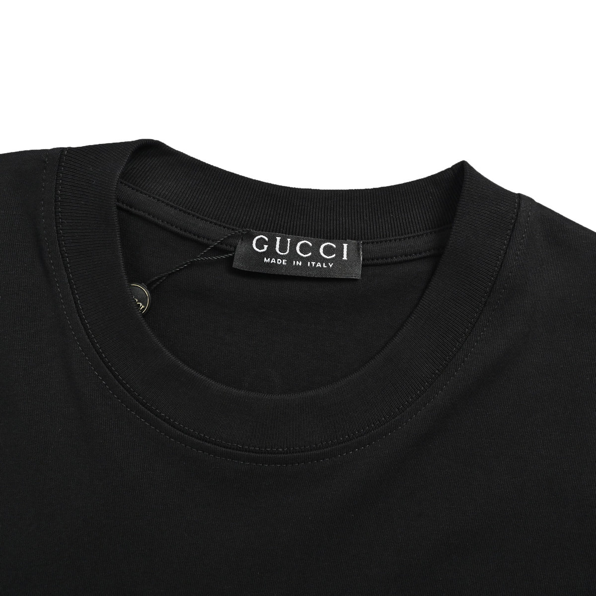 Gucci red lettering printed short sleeves