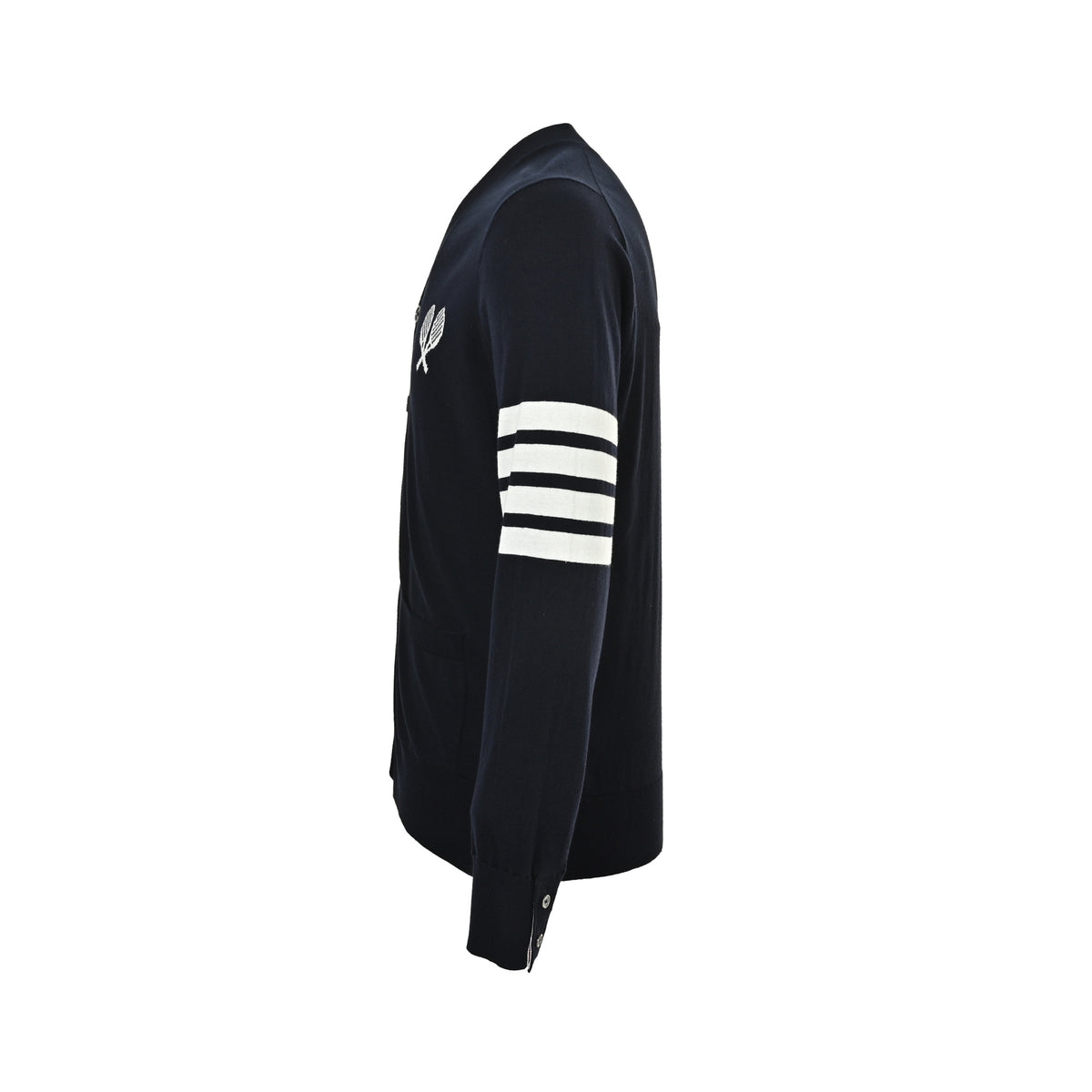 Thom Browne tennis racket cardigan jacket