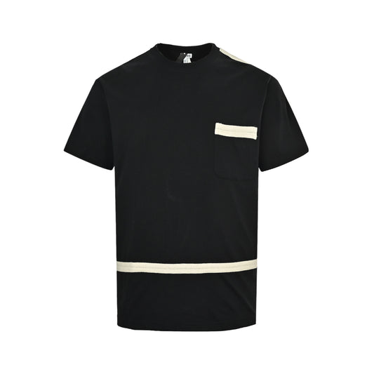 Loewe/Luo Yiwei color block braided webbing round neck