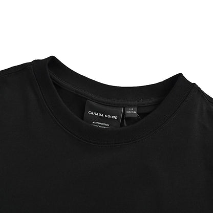 Canada Goose basic embroidered three-color short-sleeve