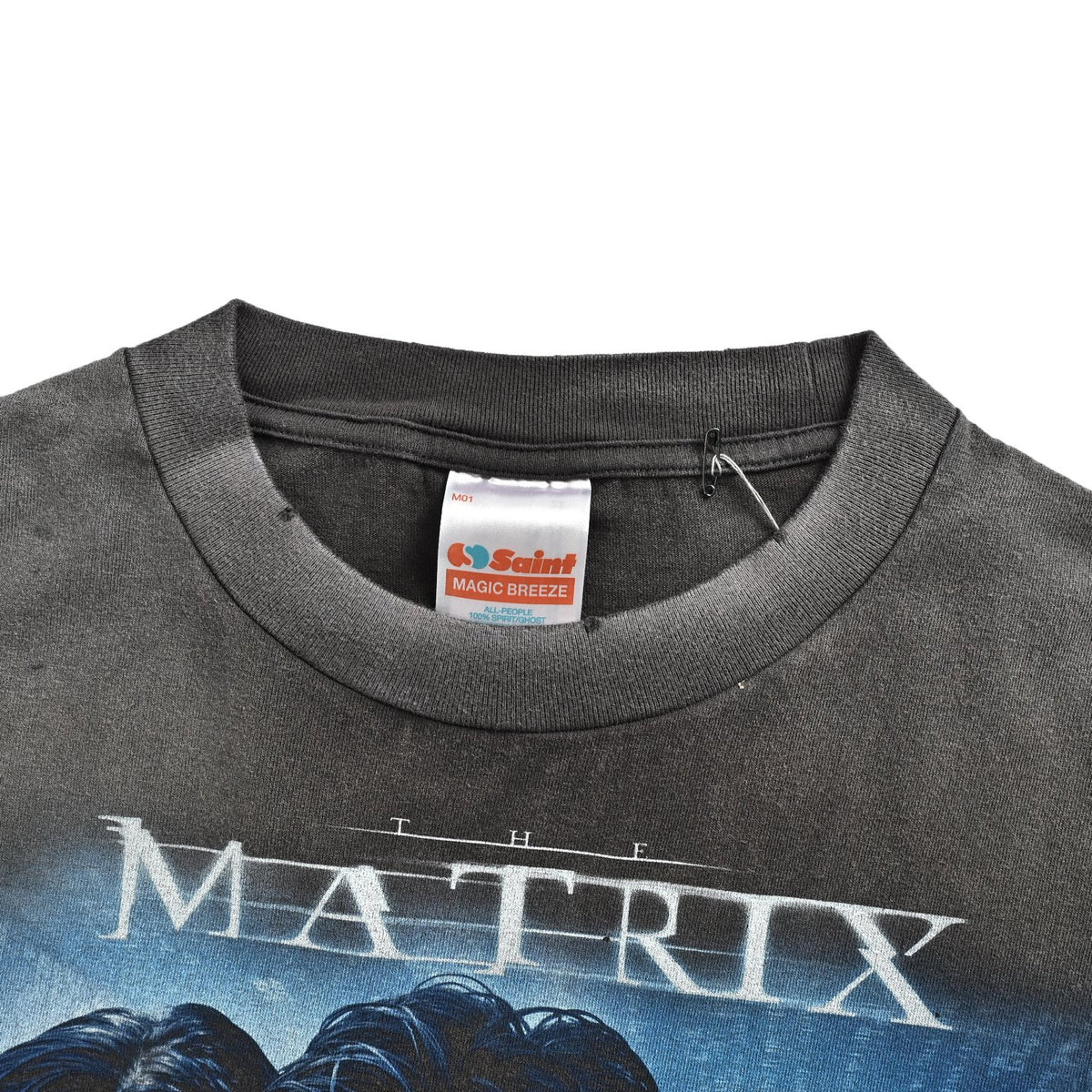 SAINT MICHAEL three-person Matrix printed short-sleeve