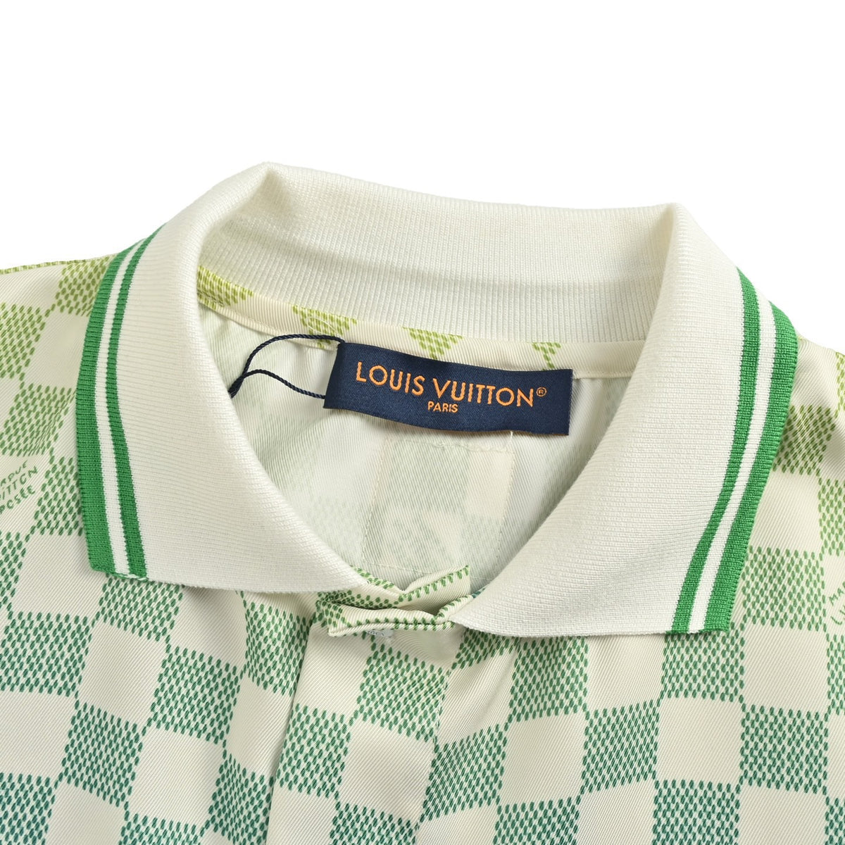 Louis Vuitton gradient checkerboard lapel short-sleeved shirt