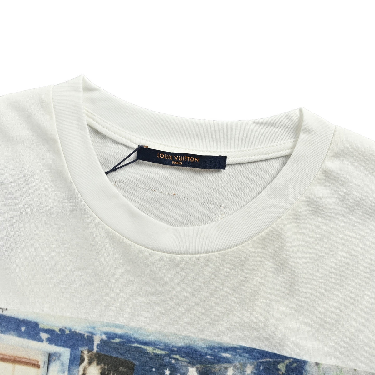 Louis Vuitton 24ss oil painting graffiti print short sleeves