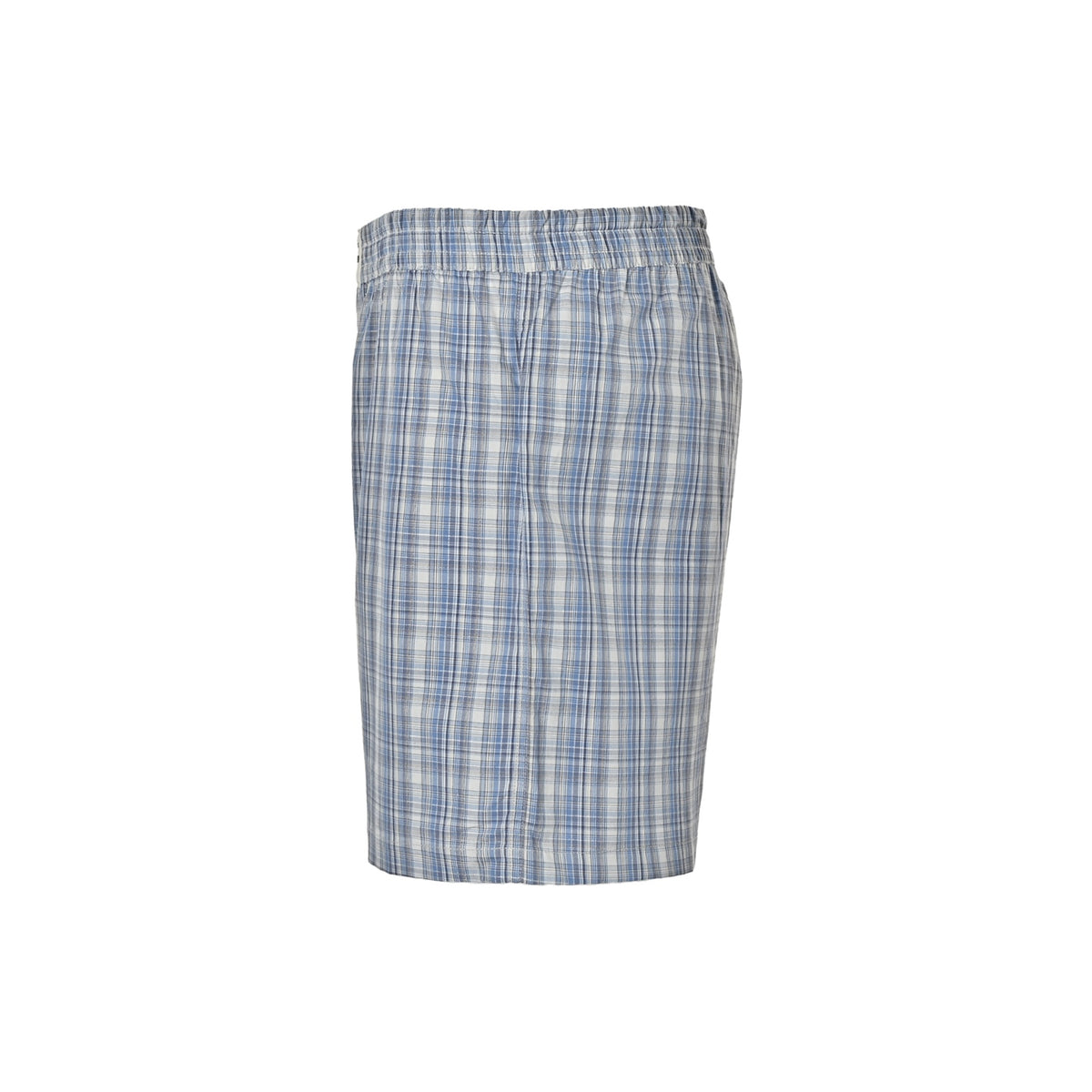 Acne Studios Label Blue Plaid Shorts