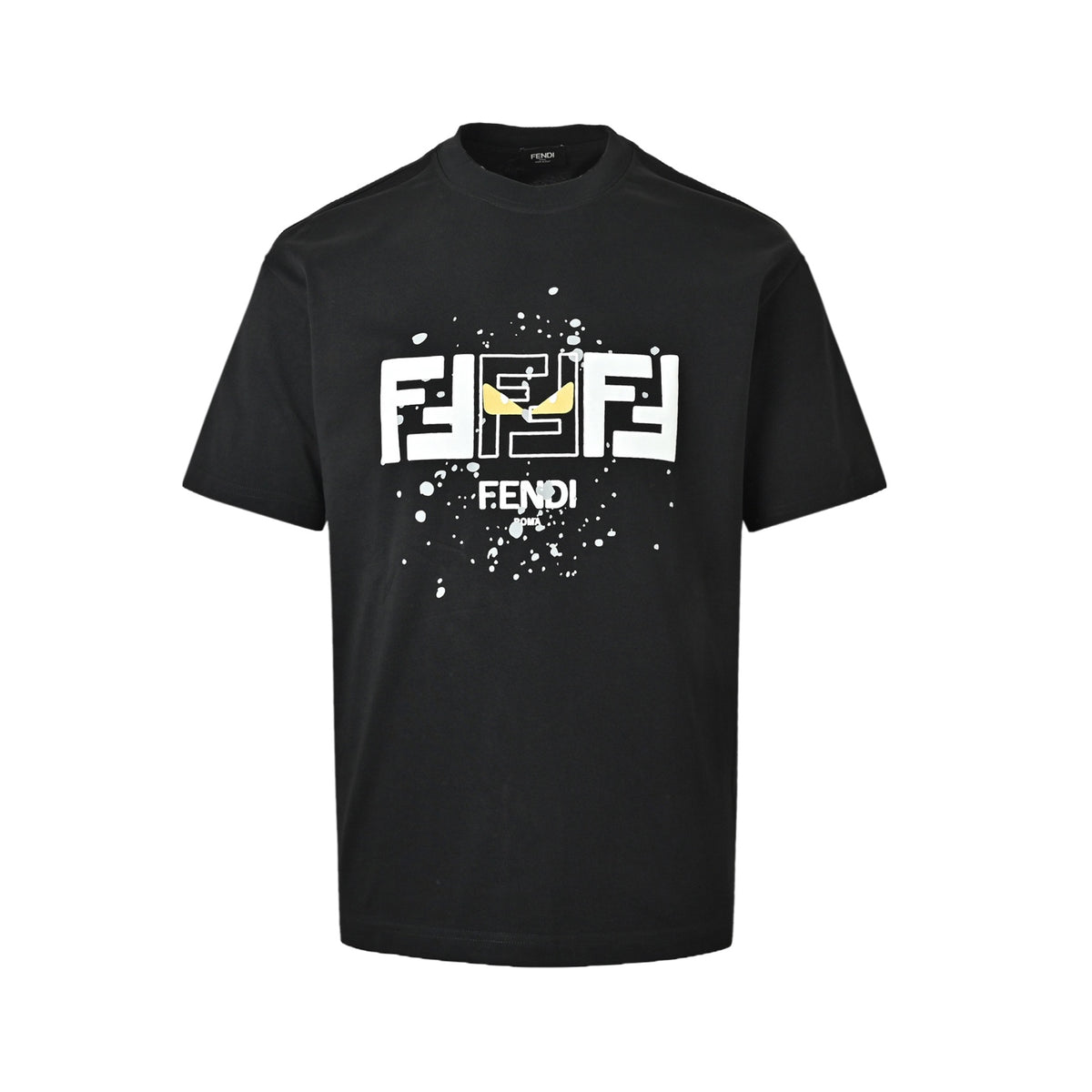 Fendi splash-ink monster FF printed short sleeves