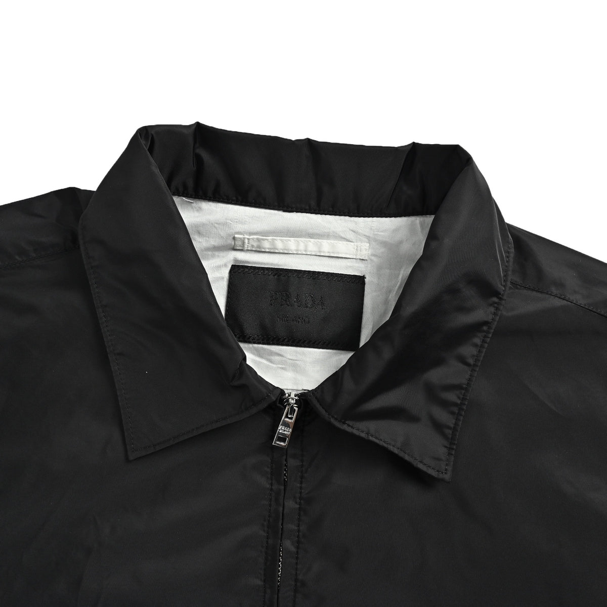 Prada triangle logo nylon jacket