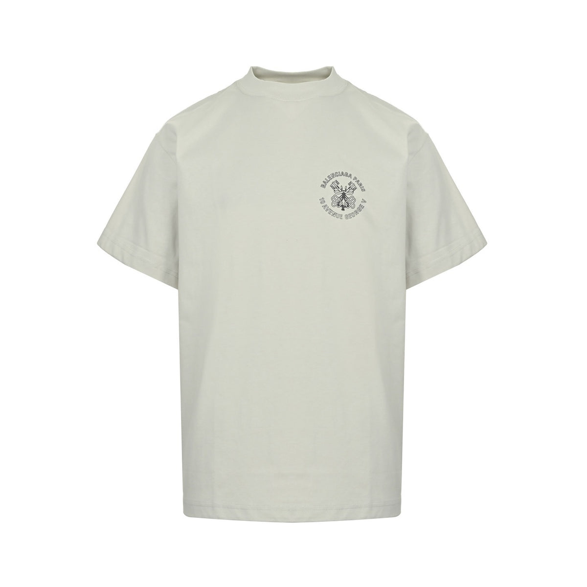 Balenciaga/Balanciaga 25ss key badge printed short sleeves