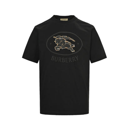 Burberry 25ss circle war horse foam printed short sleeves