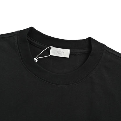 Dior blue smudged love short sleeves
