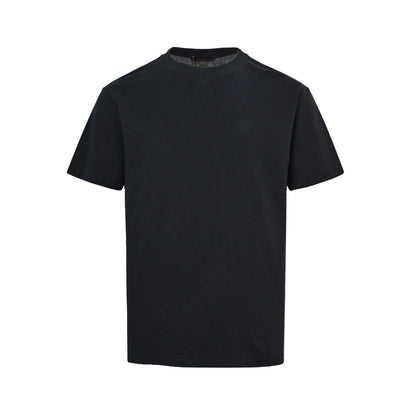 Louis Vuitton 24ss pique checkerboard embroidered short sleeves